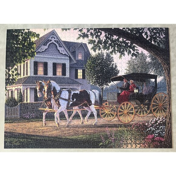 Lot 3 JIGSAW PUZZLES 1000pc Cobble Hill Sure-Lox Buffalo Marilyn Monroe COMPLETE - Picture 4 of 6